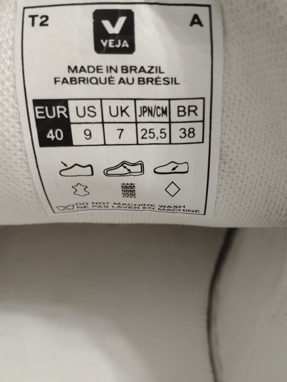 Veja -12 Leather Low Top Sneaker W9 - Picture 11 of 12